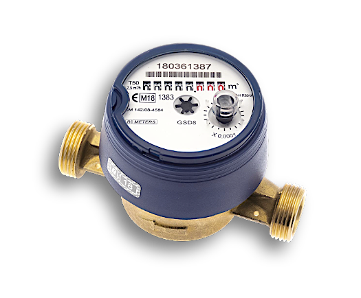 Bytový vodomer BMETERS GSD8-RFM